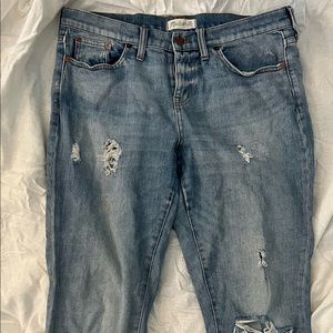 Madewell slim boyfriend jeans